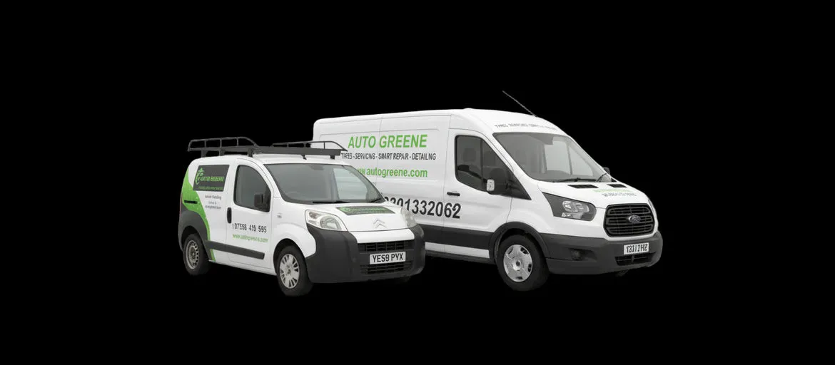 Auto Greene mobile service vehicles